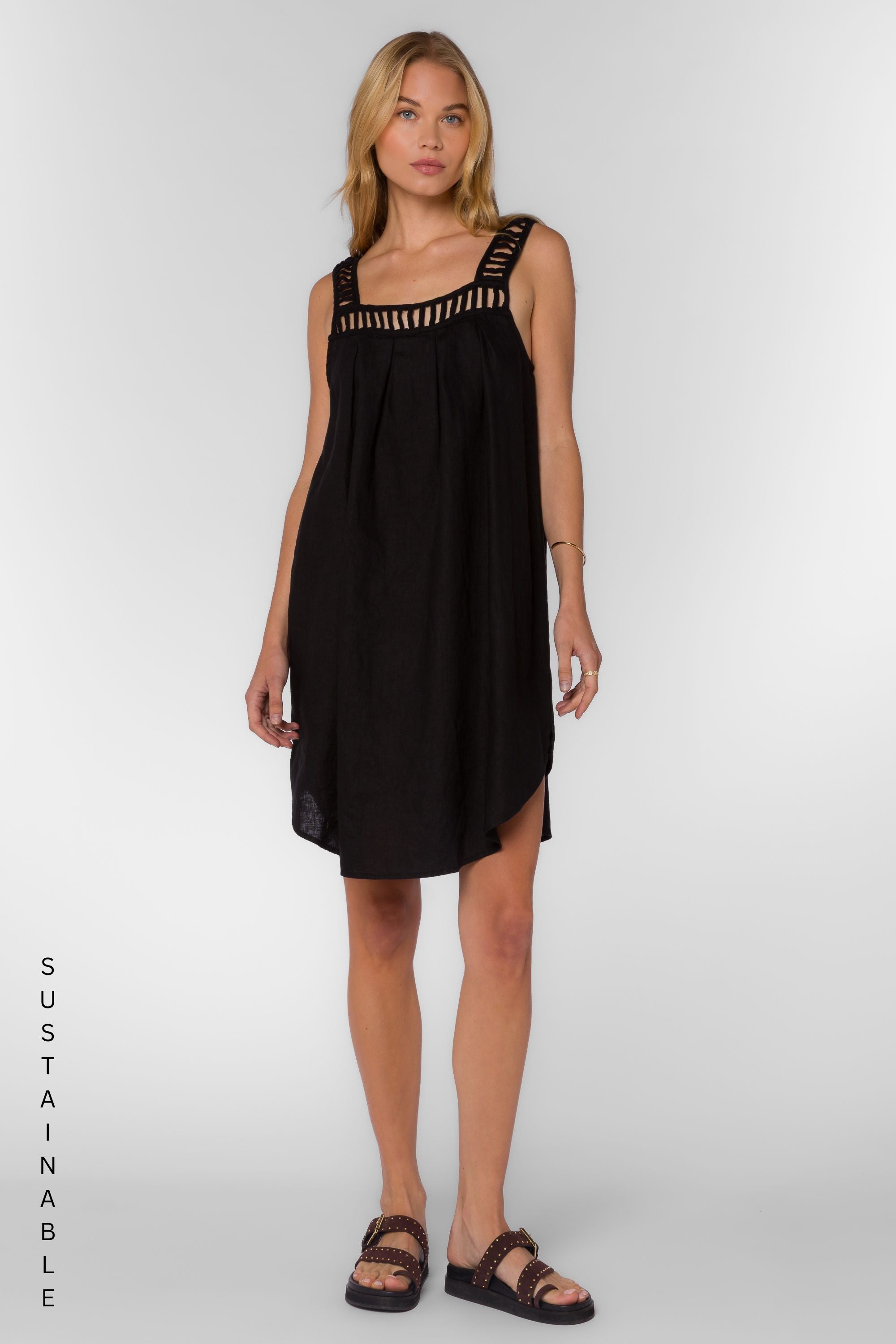 Analia Black Dress
