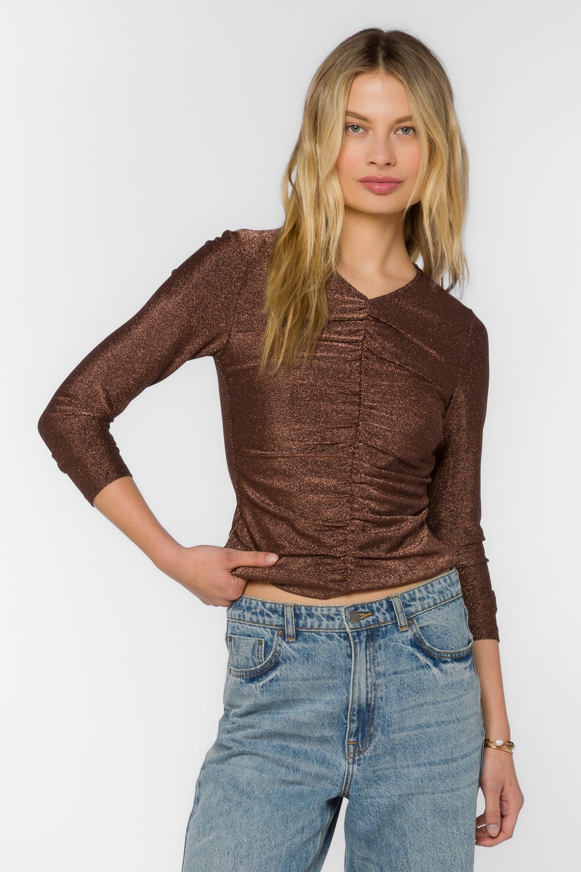 Alaia Bronze Top