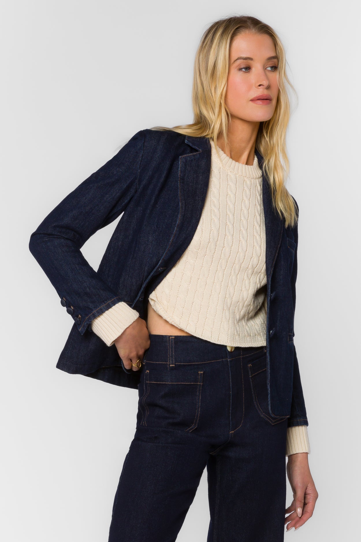 Aristide Raw Blue Blazer