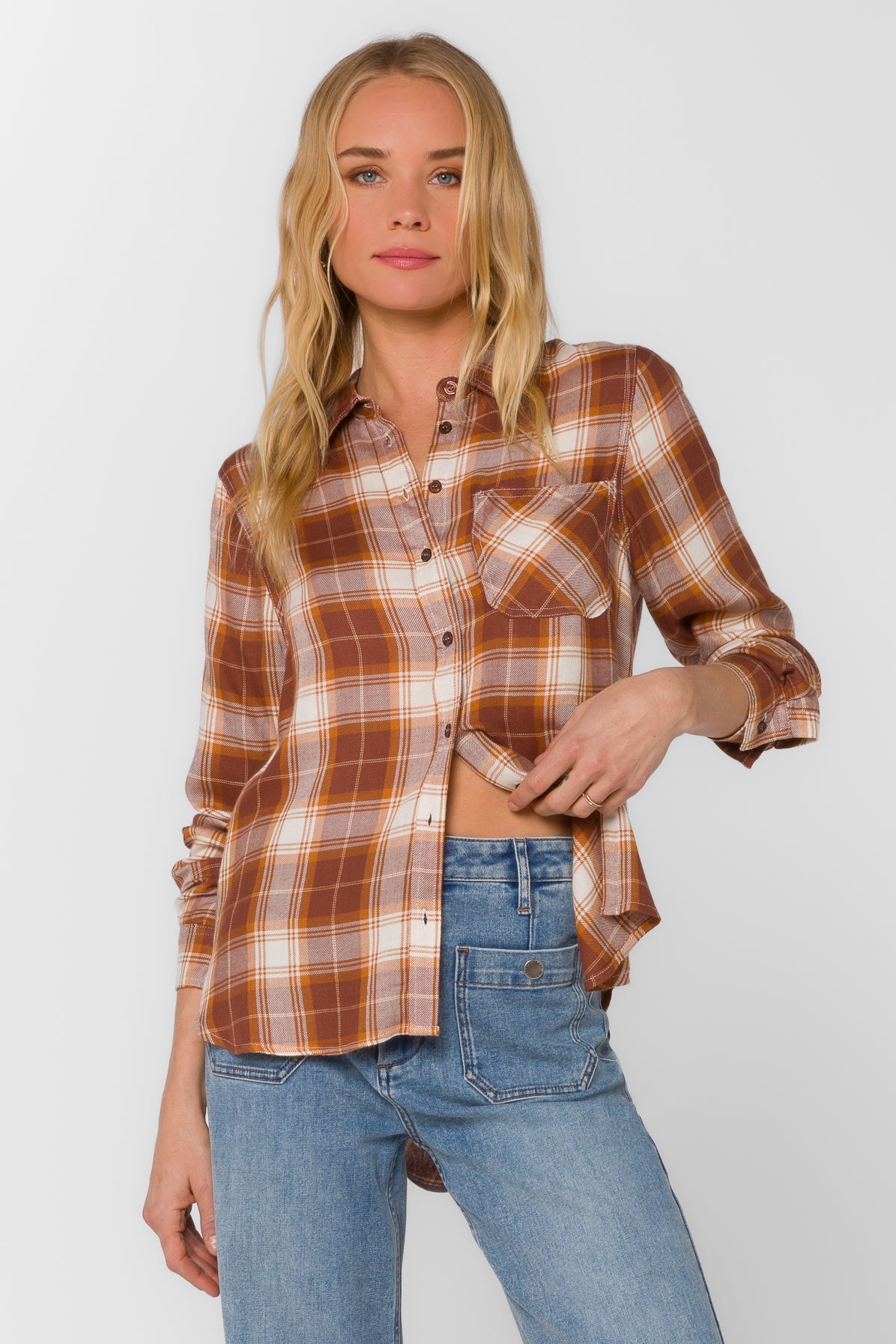 Bennett Ground Cloves Plaid Shirt