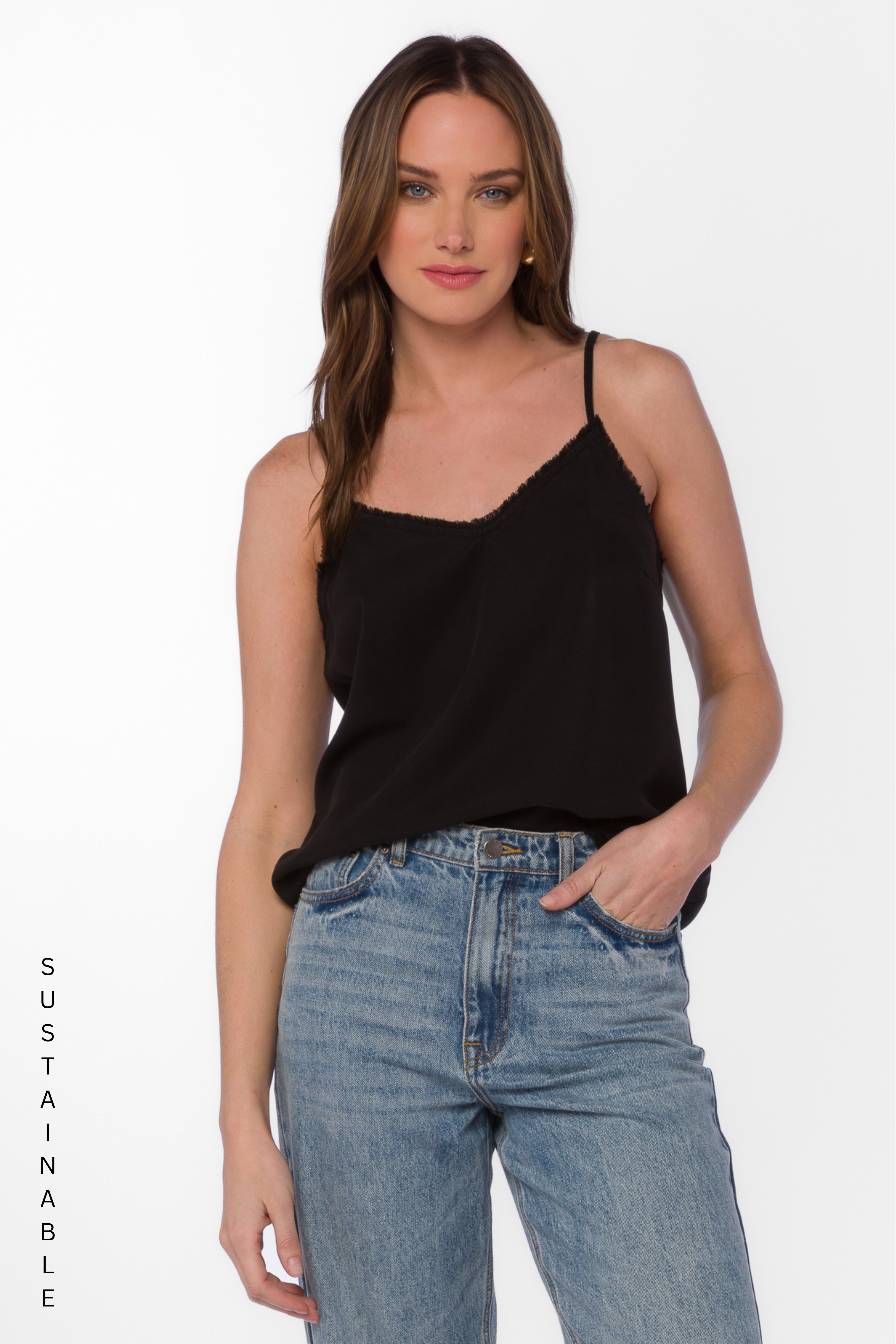 Victory Black Cami